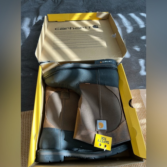 NEW 13 Carhartt Men's 11" Wellington Square Safety Toe Work Boot CMP1258… - Picture 1 of 11